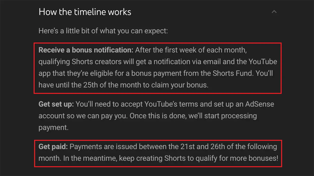 YouTube creator policy